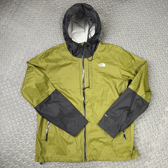 The North Face Alta Vista Rain Jacket Size Small Mens Forest Olive Tnf Black - Picture 1 of 16